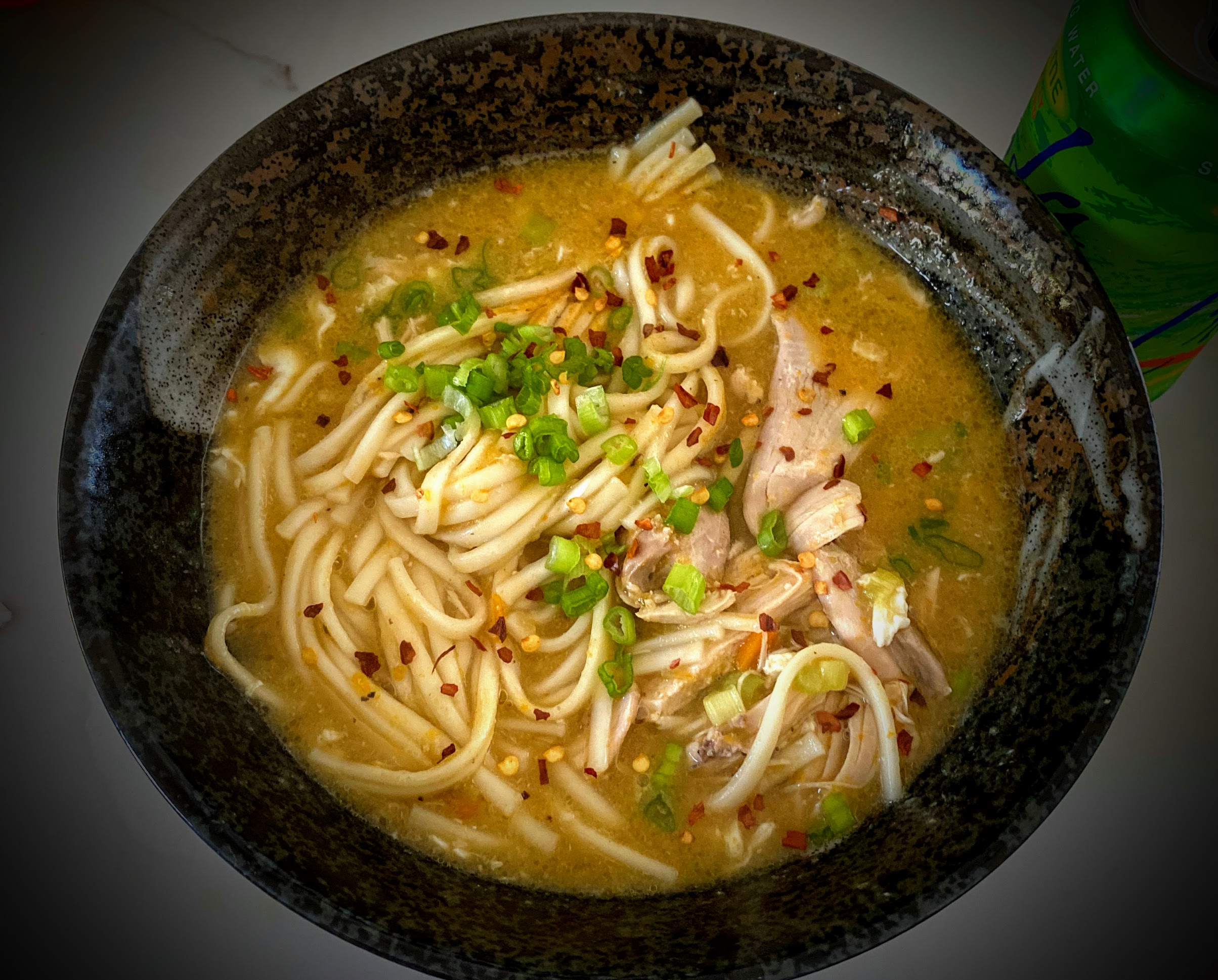 Chicken udon soup Chicken udon soup